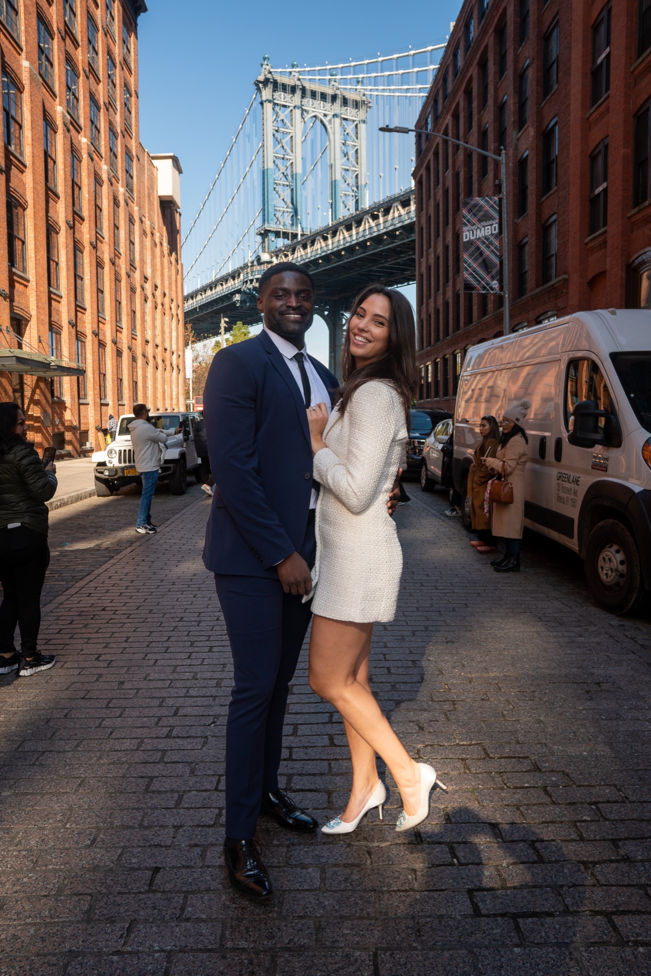 DUMBO engagement photoshoot in Brooklyn